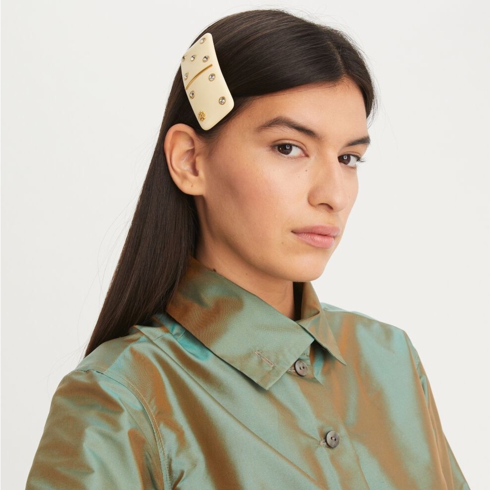 Tory Burch KIRA DOMINO BARRETTE - Picture 7 of 8